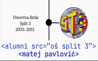 Alumni OŠ Split 3 – Matej Pavlović