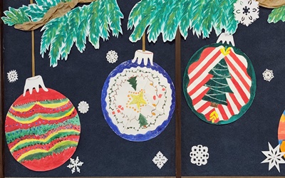 Fotomontažom do Božićne čestitke – učenici 7.r.