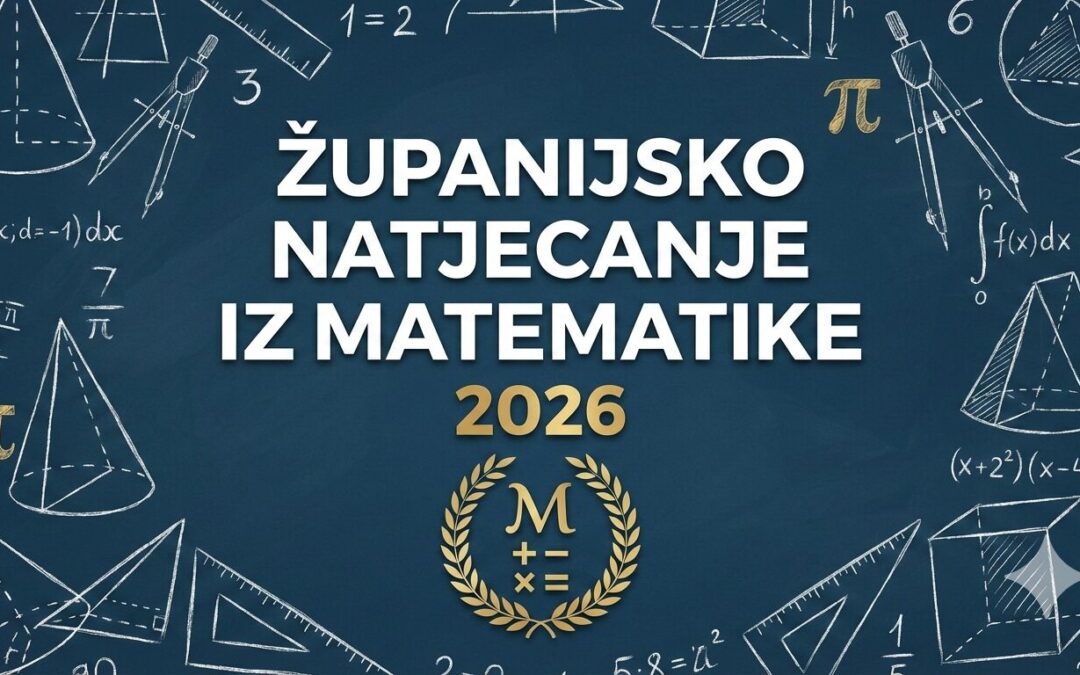 Županijsko natjecanje iz matematike 2026. – obavijest i upute